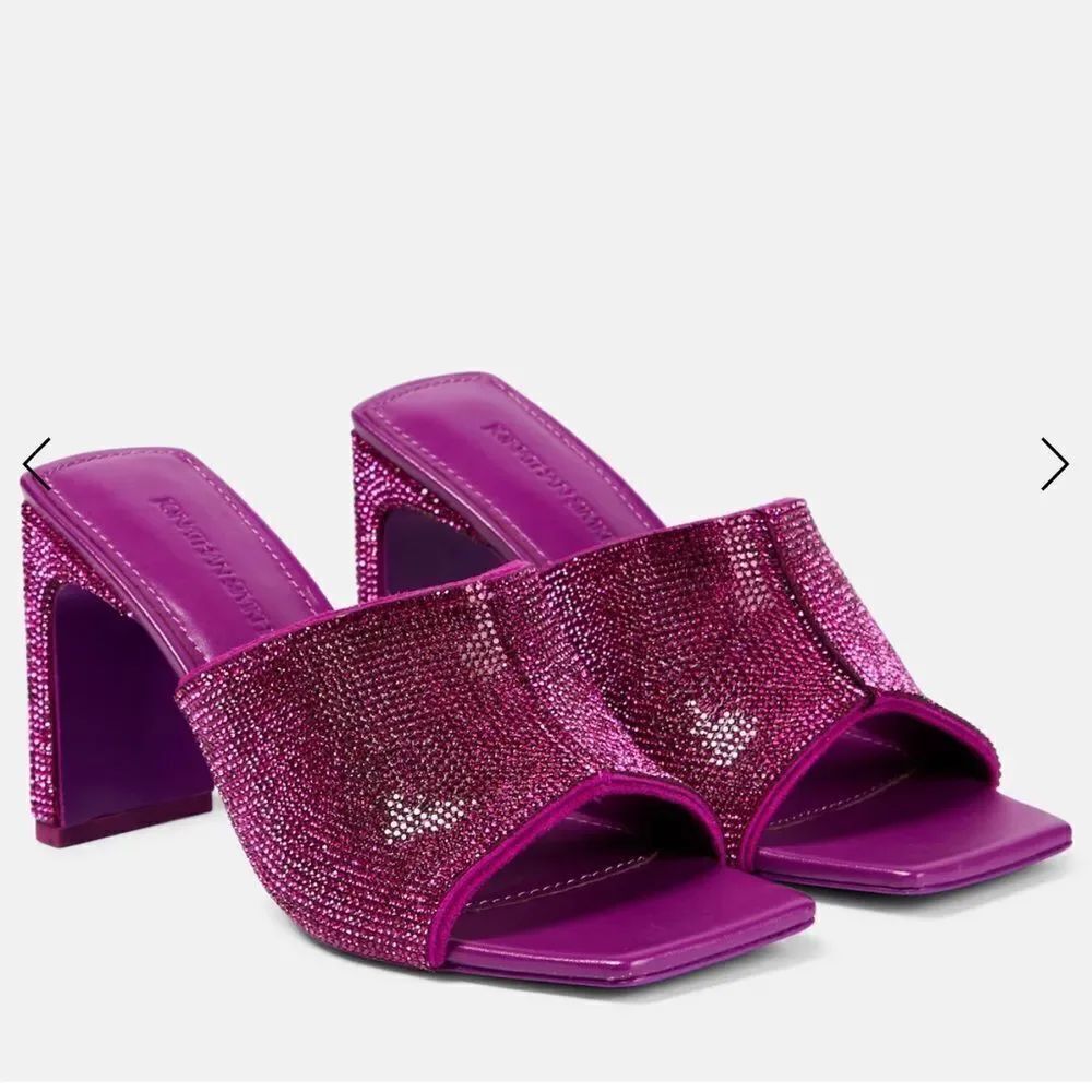 New SIMKHAI Asia crystal-embellished sandals Size EU 41/ US 11